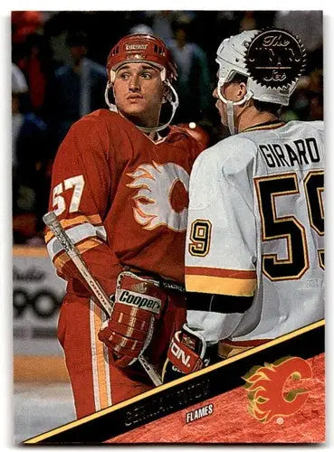 1993-94 Leaf #309 German Titov NM Near Mint RC Rookie Flames ID:43411 - Hockey Card Single
