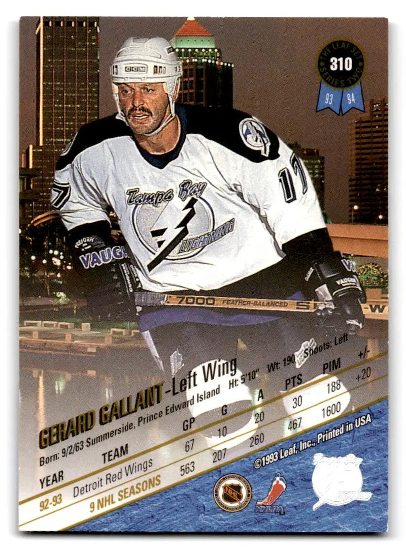 1993-94 Leaf #310 Gerard Gallant - Hockey Card Single