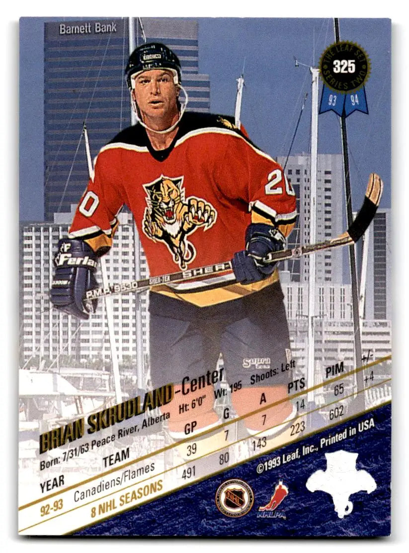 1993-94 Leaf #325 Brian Skrudland - Hockey Card Single