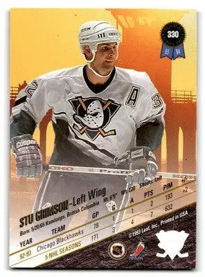 1993-94 Leaf #330 Stu Grimson - Hockey Card Single