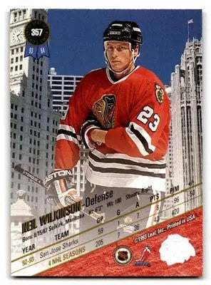1993-94 Leaf #357 Neil Wilkinson - Hockey Card Single