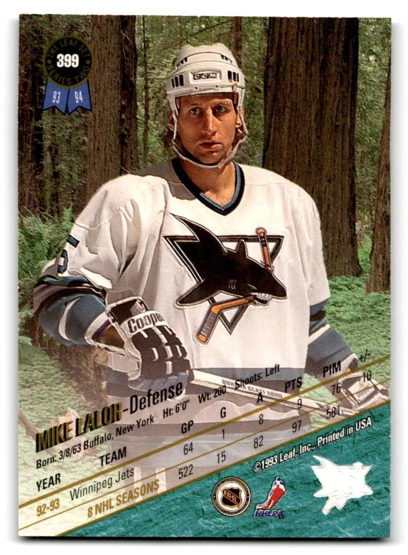 1993-94 Leaf #399 Mike Lalor - Hockey Card Single