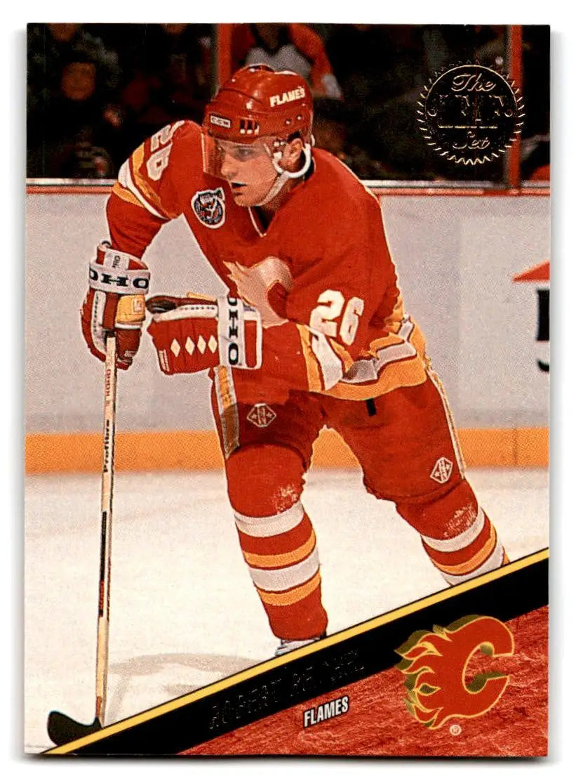 Hockey player card of Robert Reichel from Calgary Flames 1993-94 Leaf #59