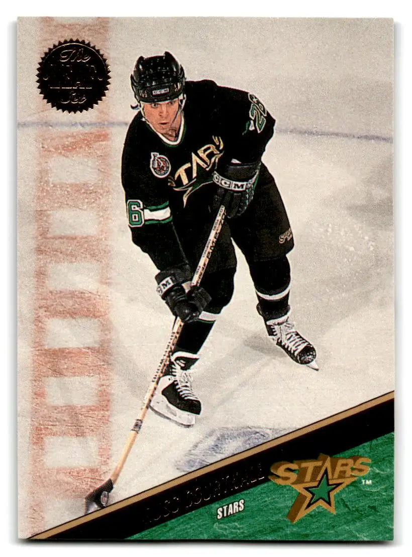 Hockey trading card of Russ Courtnall from 1993-94 Leaf #65 series