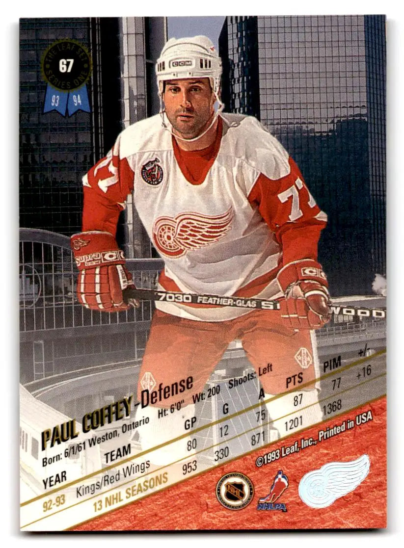 1993-94 Leaf #67 Paul Coffey - Hockey Card Single