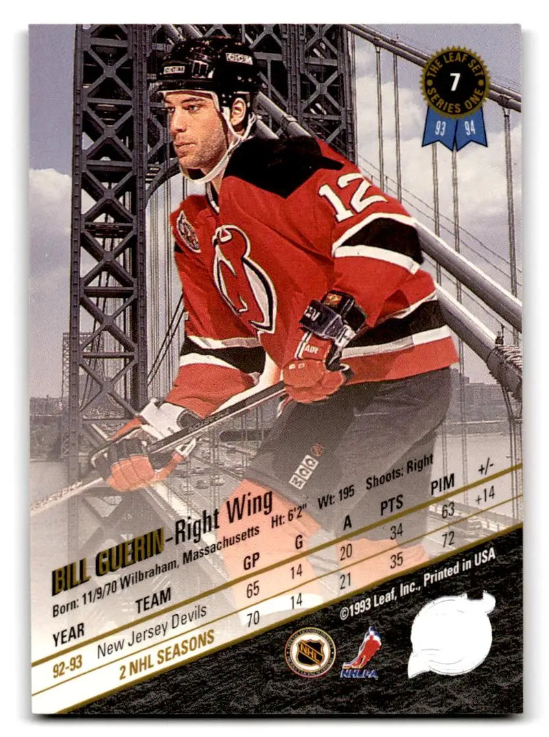 1993-94 Leaf #7 Bill Guerin - Hockey Card Single