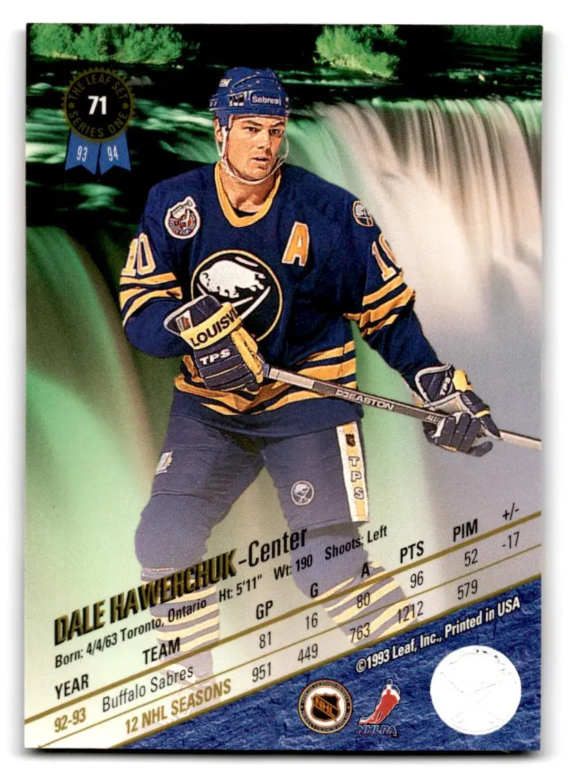1993-94 Leaf #71 Dale Hawerchuk - Hockey Card Single