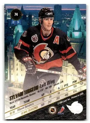1993-94 Leaf #74 Sylvain Turgeon - Hockey Card Single