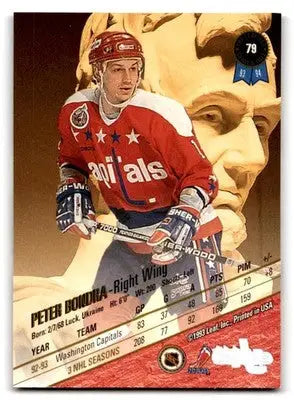 1993-94 Leaf #79 Peter Bondra - Hockey Card Single