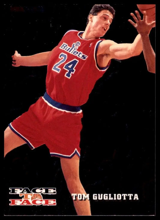 1993-94 NBA Hoops Face to Face Tomorrow Gugliotta Karl Malone #FTF7 Basketball