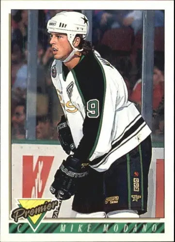 Original gloss OPC Premier Mike Modano hockey card from 1993-94 Stars collection