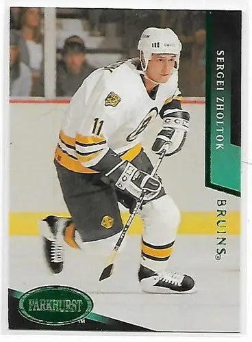 1993-94 Parkhurst Emerald Ice #281 Sergei Zholtok NM-MT Bruins - Hockey Card Single