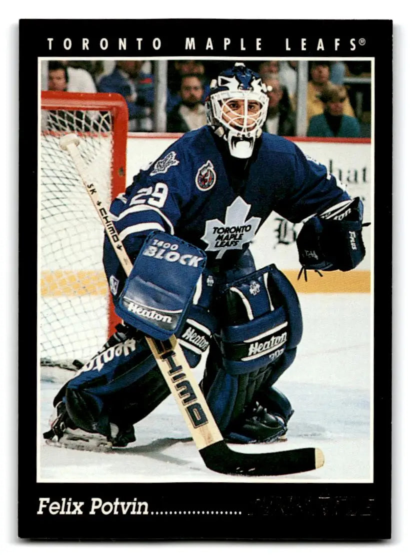 1993-94 Pinnacle #190 Felix Potvin - Hockey Card Single