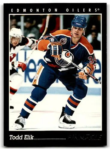 1993-94 Pinnacle #202 Todd Elik NM Near Mint Oilers ID:43421 - Hockey Card Single