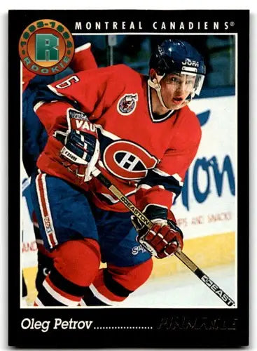 1993-94 Pinnacle #212 Oleg Petrov NM Near Mint Canadiens ID:43417 - Hockey Card Single