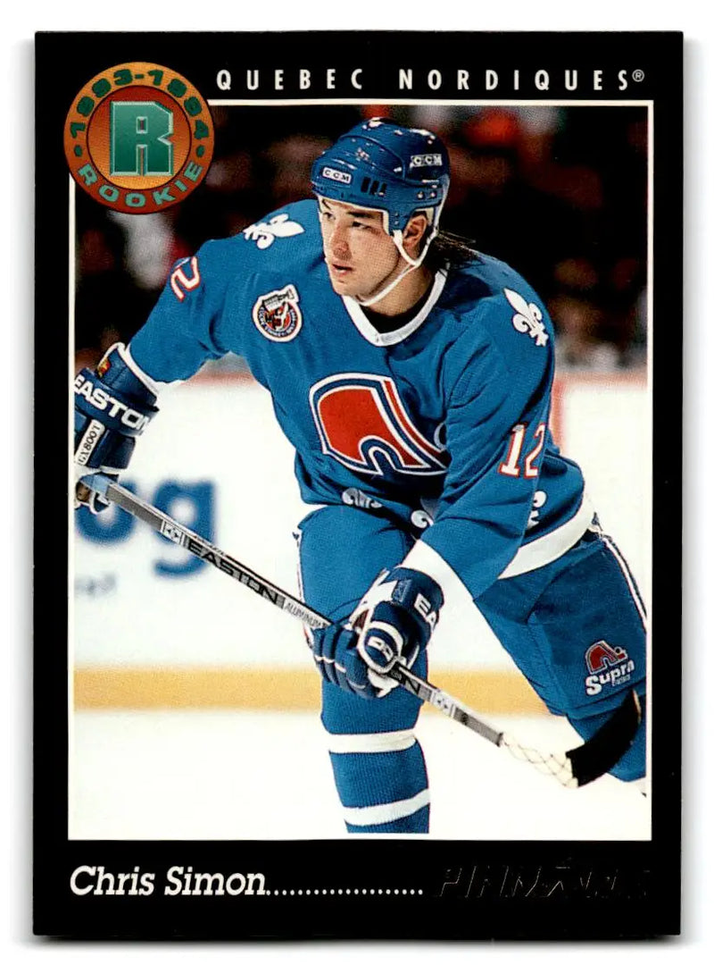 1993-94 Pinnacle #219 Chris Simon - Hockey Card Single