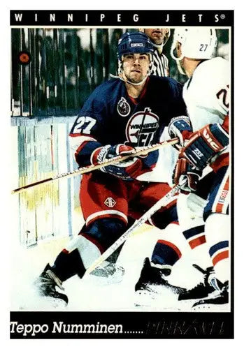 1993-94 Pinnacle #92 Teppo Numminen EX/NM Winn Jets - Hockey Card Single
