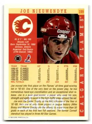 1993-94 Score #199 Joe Nieuwendyk - Hockey Card Single