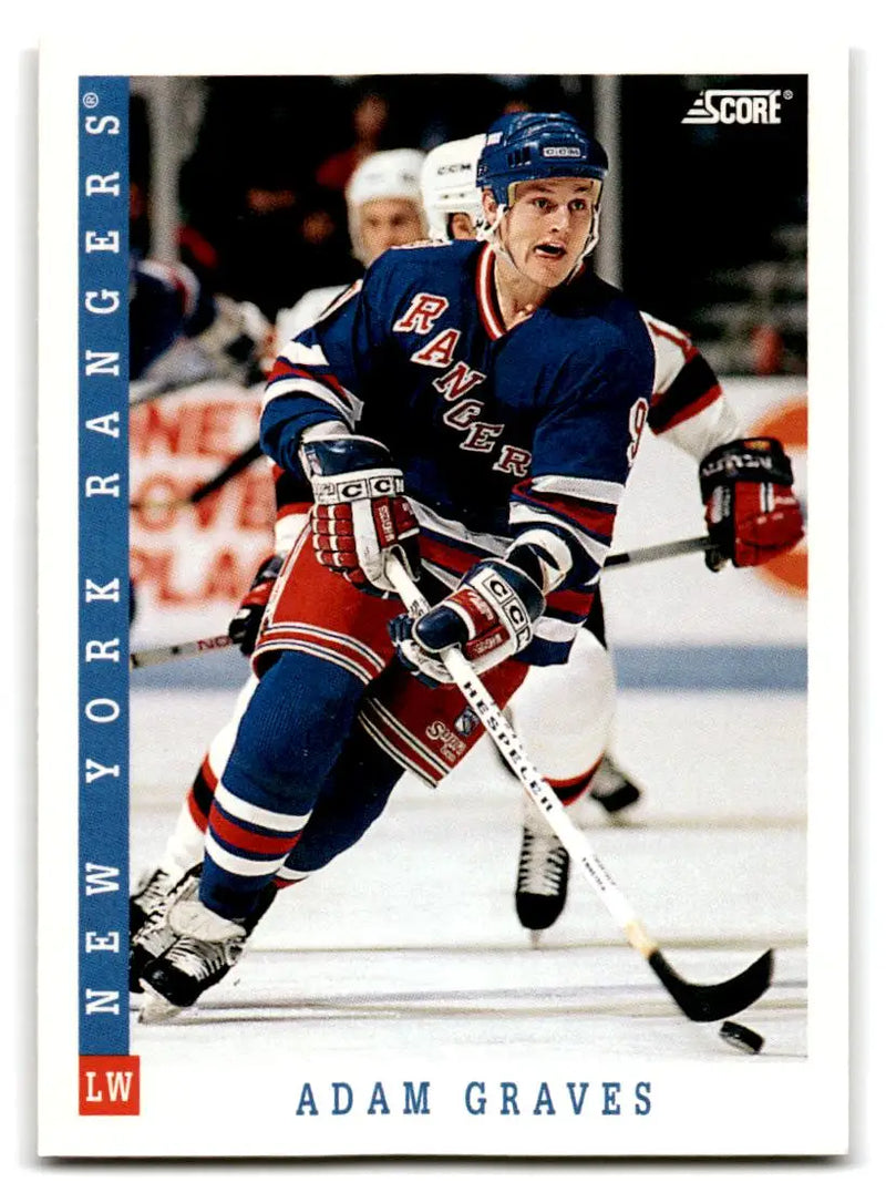 1993-94 Score #35 Adam Graves - Hockey Card Single