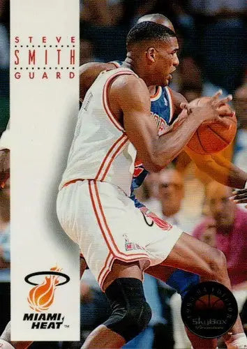 1993-94 SkyBox #107 Steve Smith NM Near Mint Heat - Basketball Card Single