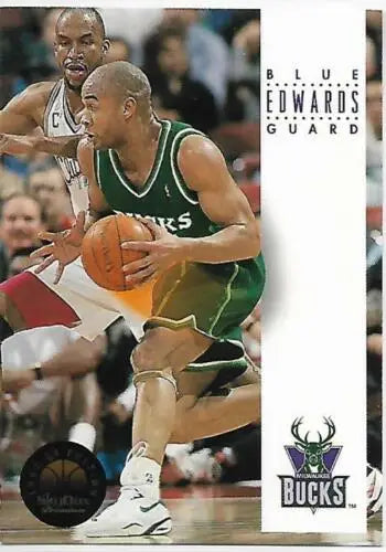 1993-94 SkyBox #111 Blue Edwards basketball card featuring original gloss and quality