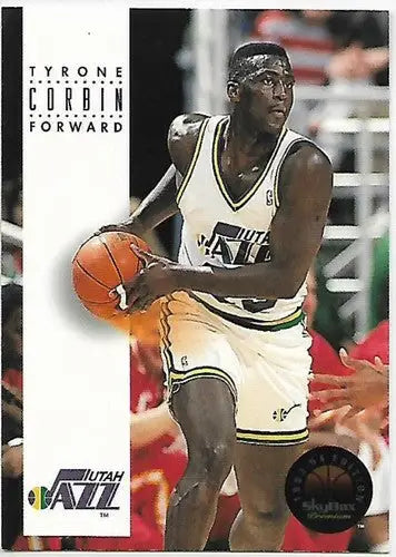 1993-94 SkyBox #175 Tyrone Corbin NM Near Mint Jazz - Basketball Card Single
