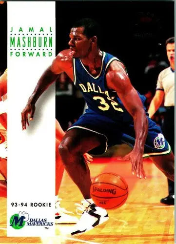1993-94 SkyBox #215 Jamal Mashburn NM Near Mint RC Rookie Mavericks - Basketball Card Single