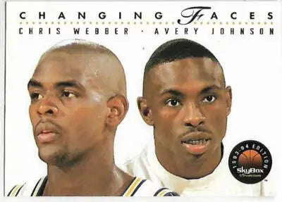 1993-94 SkyBox #300 Chris Webber/Avery Johnson NM-MT Warriors CF - Basketball Card Single