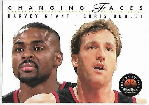 1993-94 SkyBox #313 Harvey Grant/Chris Dudley NM Near Mint Blazers CF - Basketball Card Single