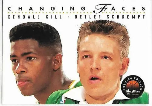 1993-94 SkyBox #316 Kendall Gill/Detlef Schrempf NM-MT CF - Basketball Card Single