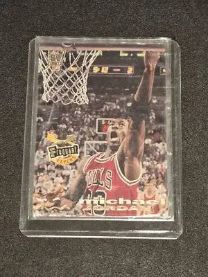 Michael Jordan basketball card from 1993-94 Stadium Club #181 featuring Michael Jordan