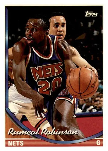 1993-94 Topps #137 Rumeal Robinson NM Near Mint NJ Nets - Basketball Card Single