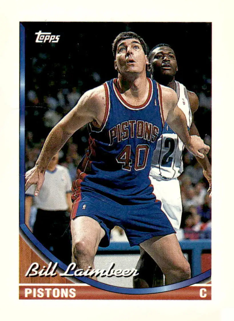 1993-94 Topps #147 Bill Laimbeer - Basketball Card Single