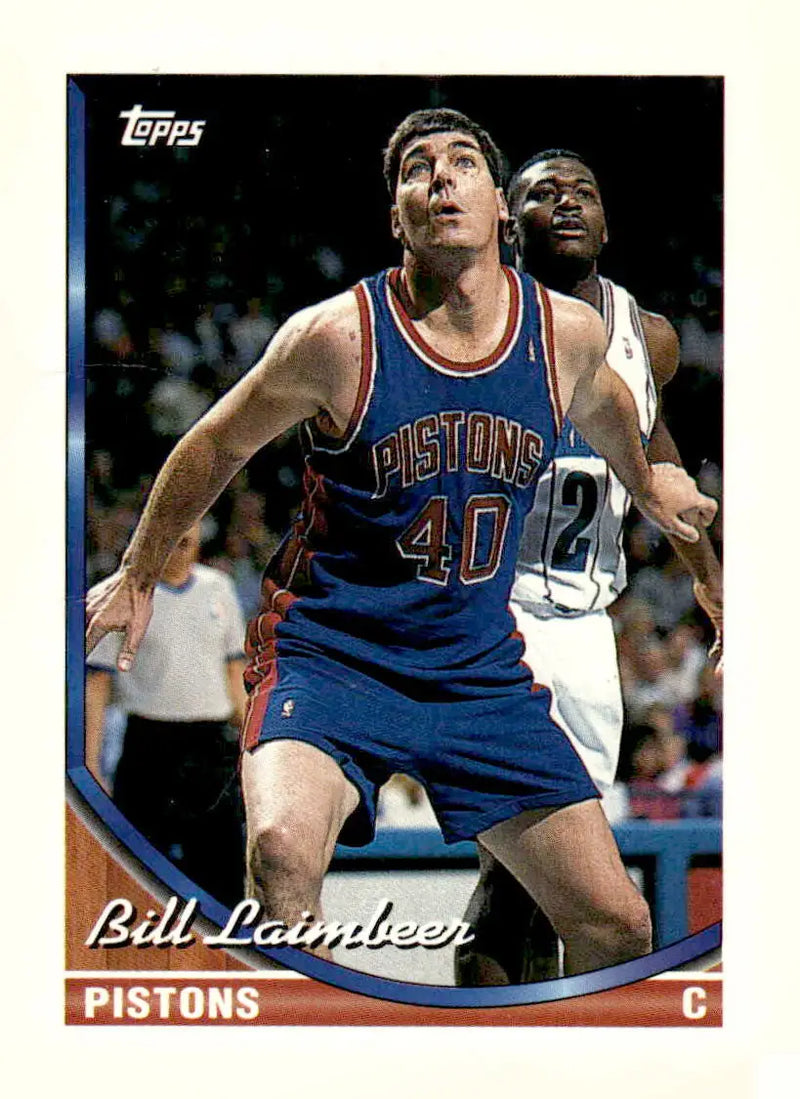 1993-94 Topps #147 Bill Laimbeer - Basketball Card Single