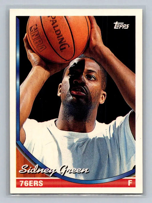 1993-94 Topps #36 Sidney Green Philadelphia 76ers - Basketball Card Single