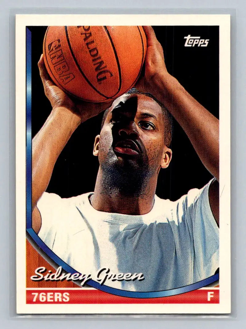 1993-94 Topps #36 Sidney Green Philadelphia 76ers - Basketball Card Single