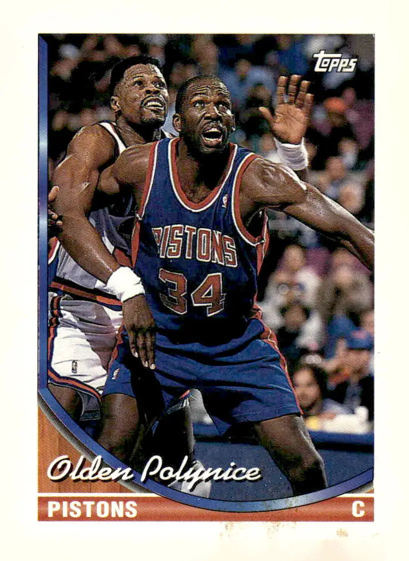 1993-94 Topps #48 Olden Polynice - Basketball Card Single