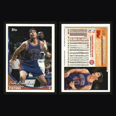 1993-94 Topps Bill Laimbeer #147 Detroit Pistons