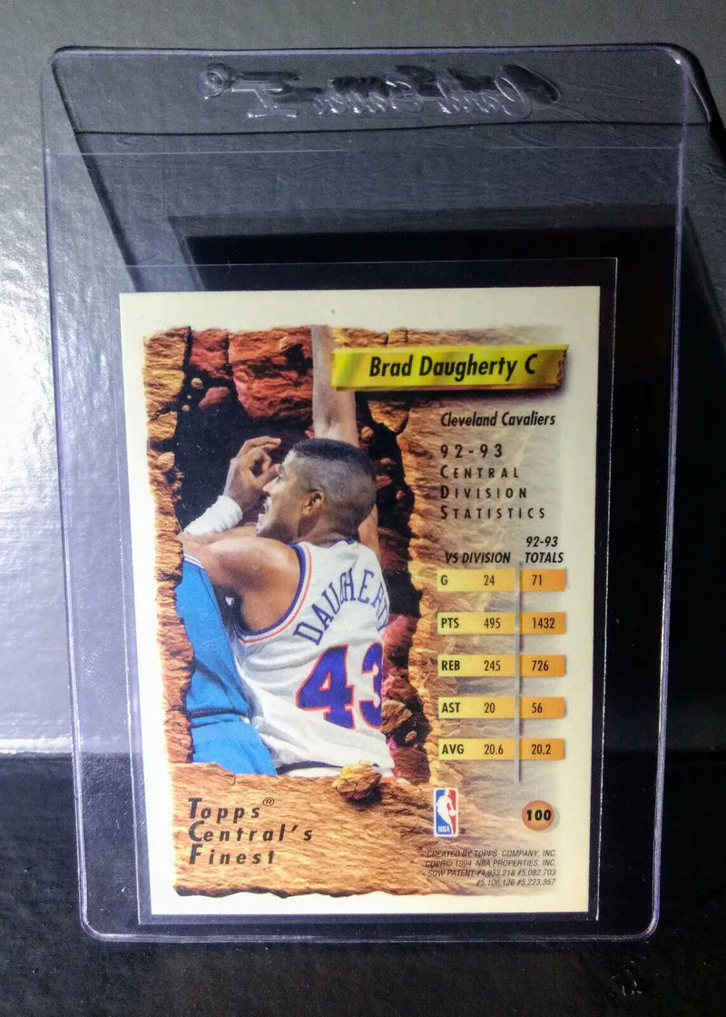1993-94 Topps Finest Brad Daugherty #100 Central’s Finest Basketball Card