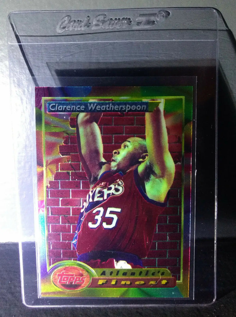 1993-94 Topps Finest Clarence Weatherspoon #91 Atlantic’s Finest Basketball Card