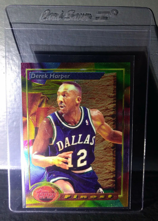 1993-94 Topps Finest Derek Harper #31 Basketball Card - Basketball Card Single
