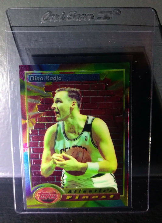 1993-94 Topps Finest Dino Radja #93 Atlantic’s Finest Basketball Card
