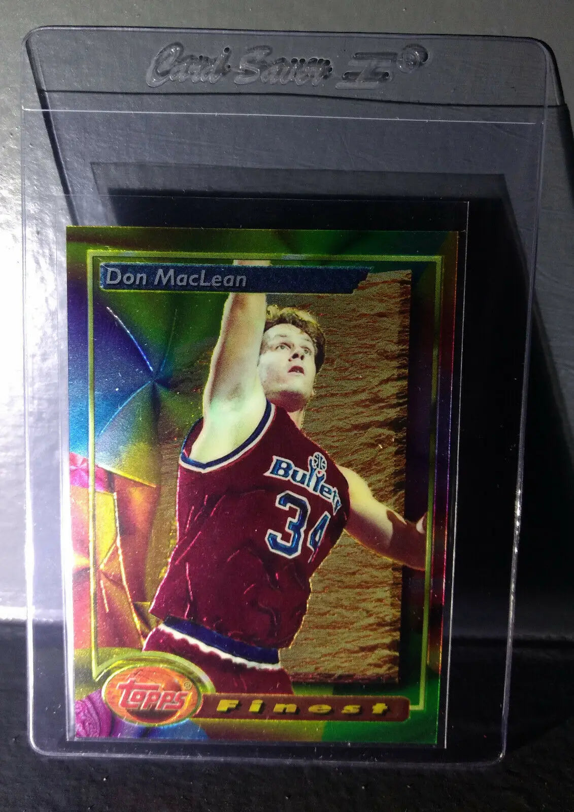 1993-94 Topps Finest Don MacLean #10 Basketball Card - Basketball Card Single
