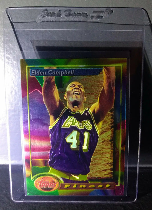 1993-94 Topps Finest Elden Campbell #75 Basketball Card - Basketball Card Single