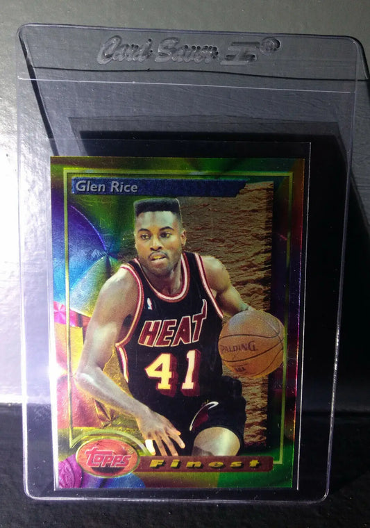 1993-94 Topps Finest Glen Rice #15 Basketball Card - Basketball Card Single