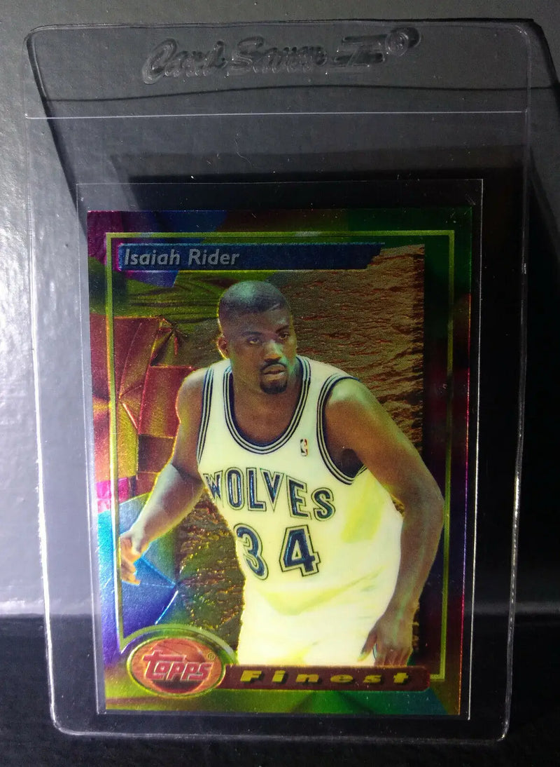 1993-94 Topps Finest Isaiah Rider #79 Rookie Basketball Card