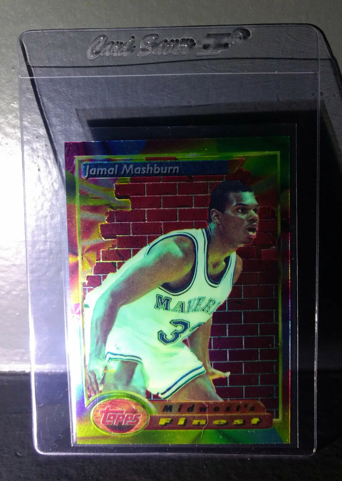 1993-94 Topps Finest Jamal Mashburn #110 Midwest’s Finest Basketball Card - Basketball Card Single