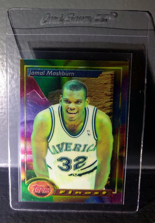 1993-94 Topps Finest Jamal Mashburn #22 Rookie Basketball Card - Basketball Card Single