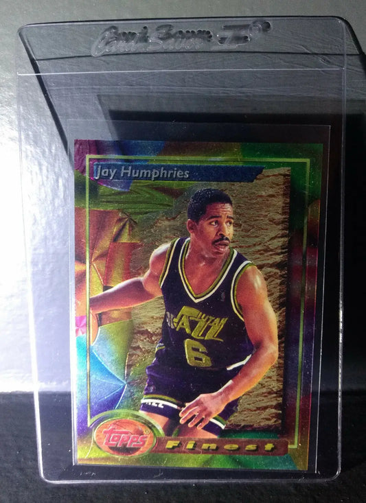 1993-94 Topps Finest Jay Humphries #67 Basketball Card - Basketball Card Single
