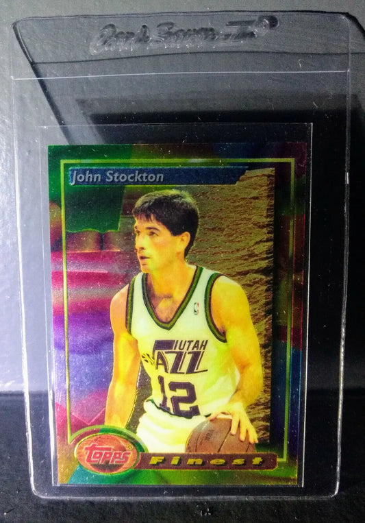 1993-94 Topps Finest John Stockton #219 Basketball Card - Basketball Card Single